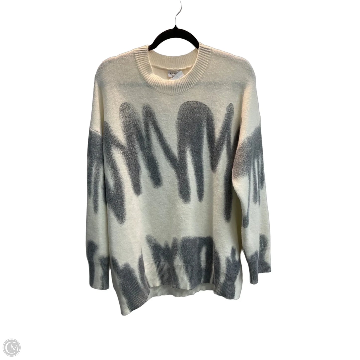 Sweater By Le Lis In White, Size: M