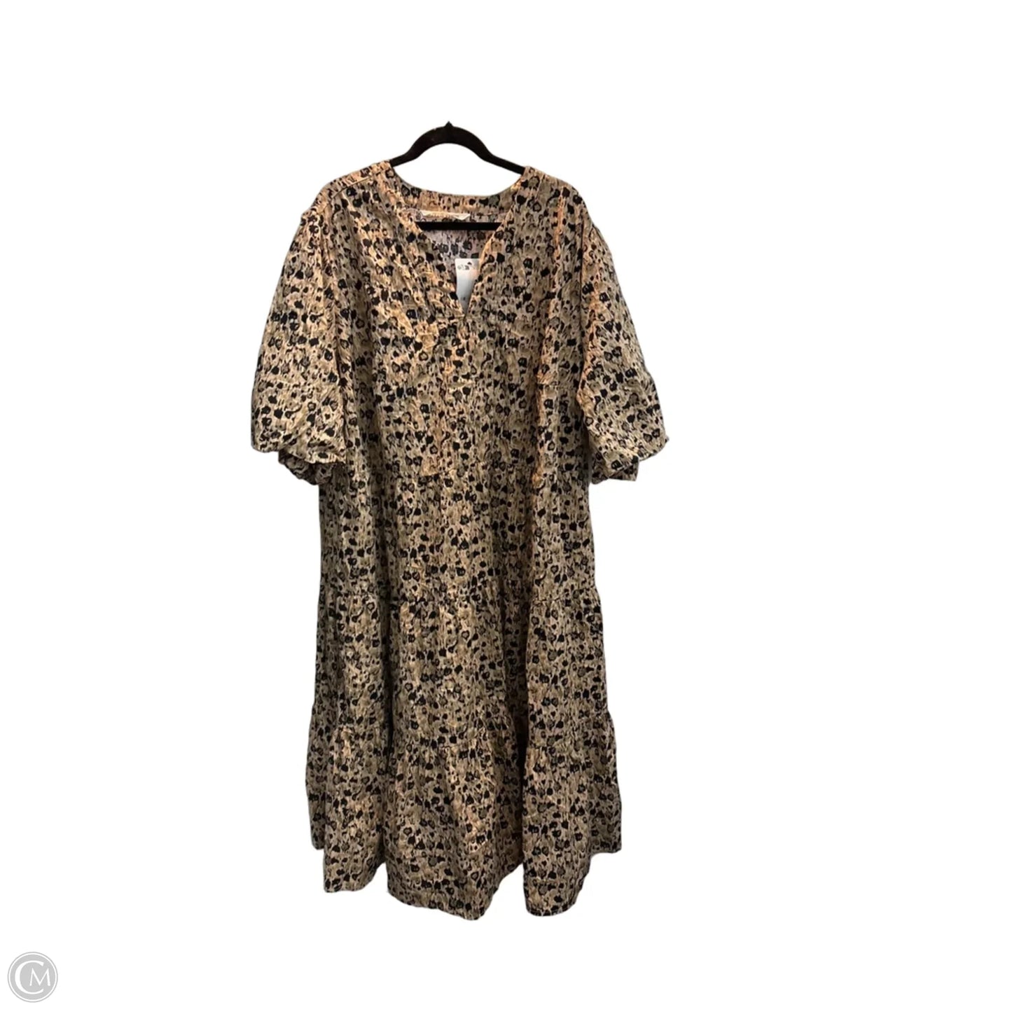 Dress Casual Maxi By Clothes Mentor In Animal Print, Size: 3x