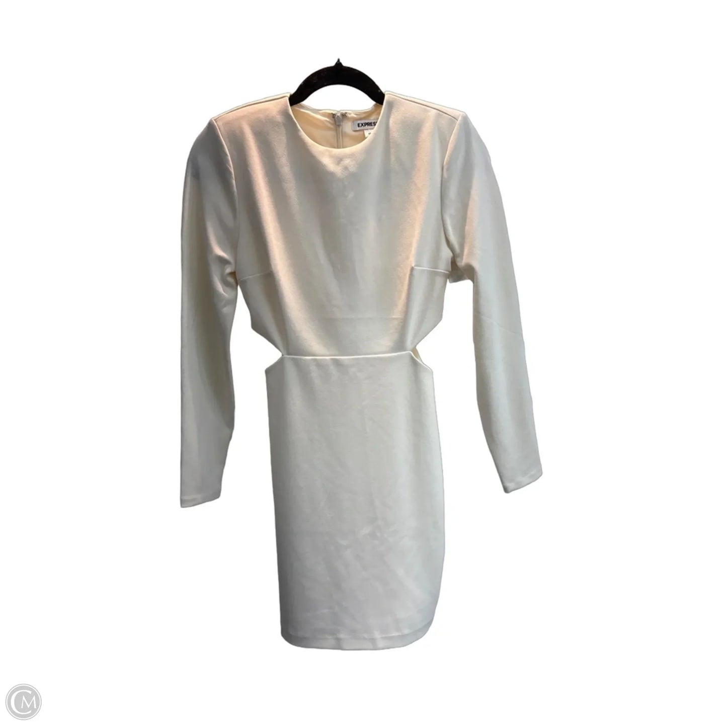 Dress Party Short By Express In Cream, Size: Xs