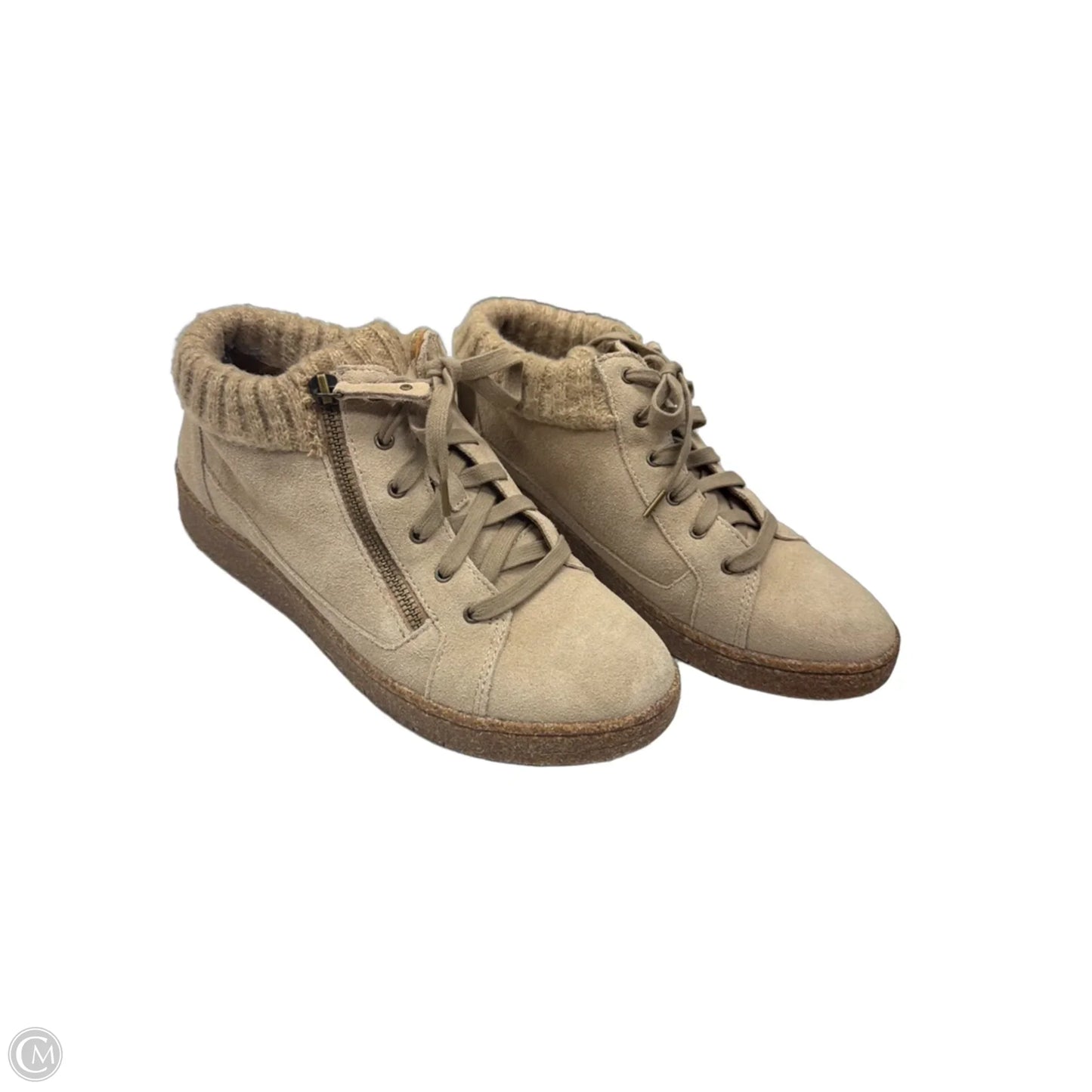 Shoes Sneakers By Aetrex In Tan, Size: 9