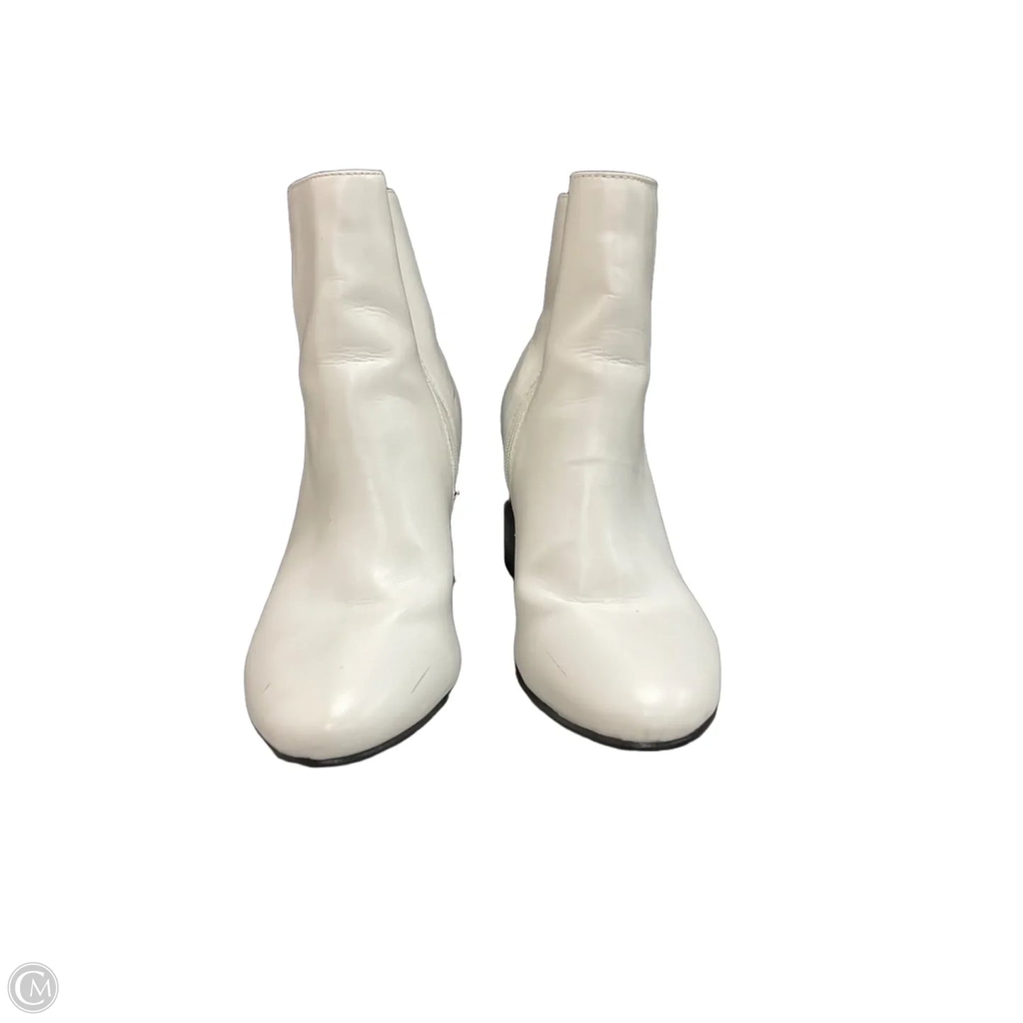 Boots Ankle Heels By Madden Girl In White, Size: 8.5