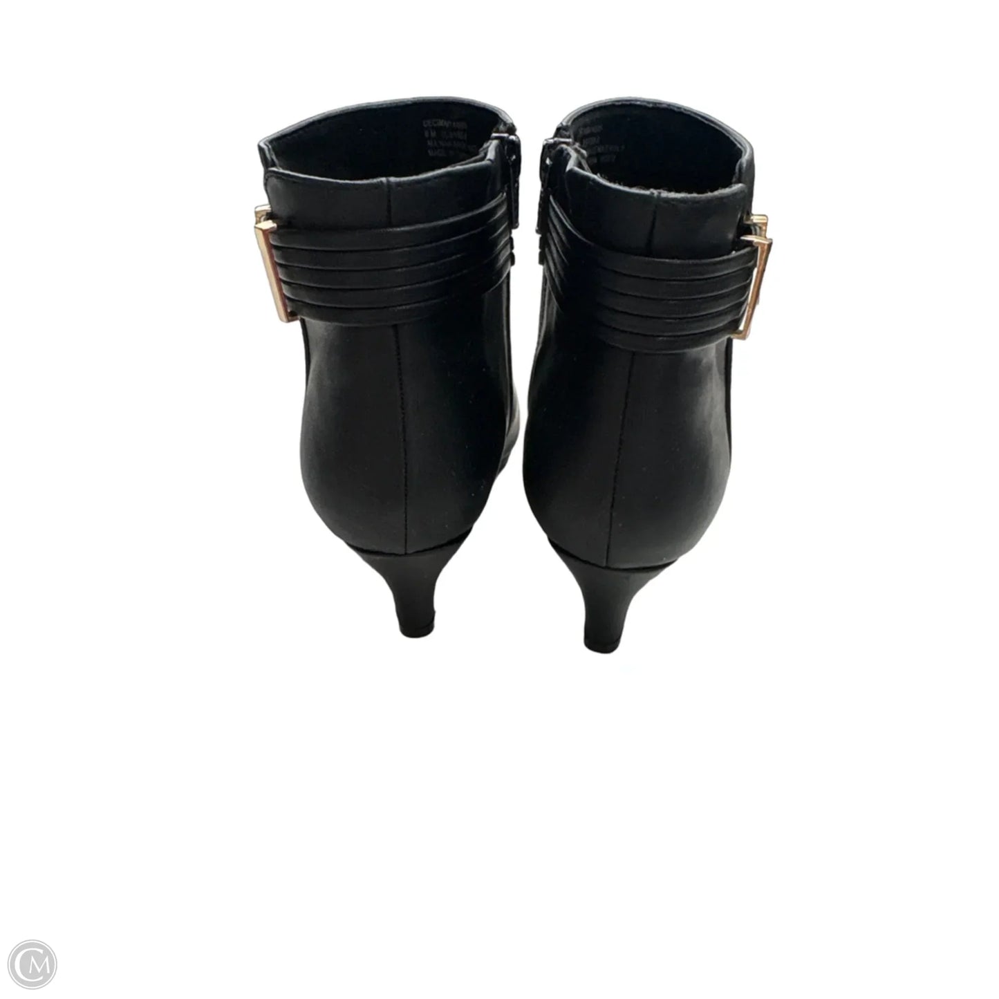 Boots Ankle Heels By Comfortview In Black, Size: 8