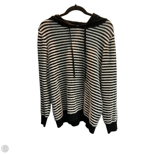 Sweater By Chicos In Striped Pattern, Size: L