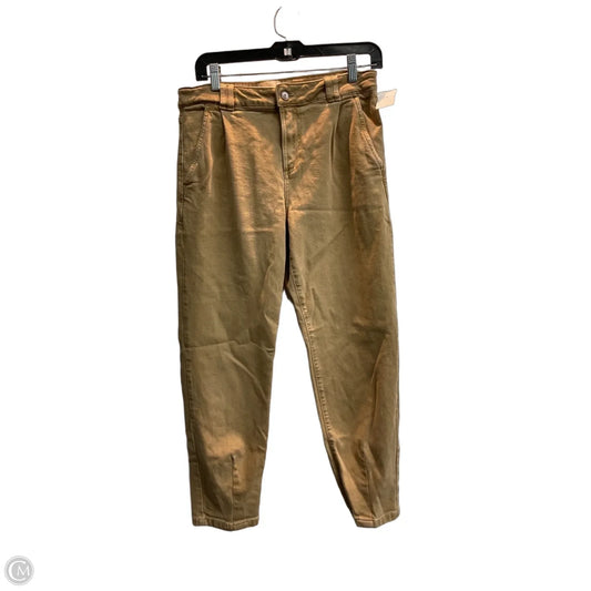 Jeans Designer By Sezane In Tan, Size: 10