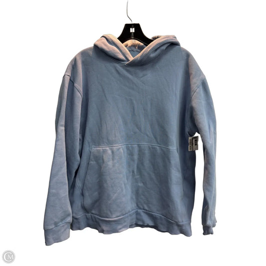 Sweatshirt Hoodie By Lululemon In Blue, Size: L
