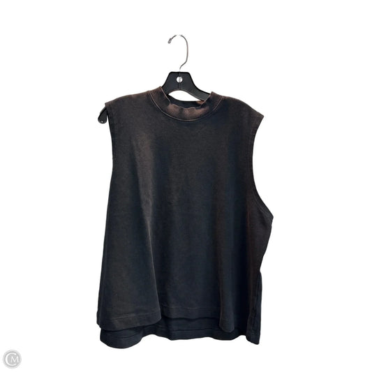 Athletic Tank Top By Pact In Grey, Size: Xxl
