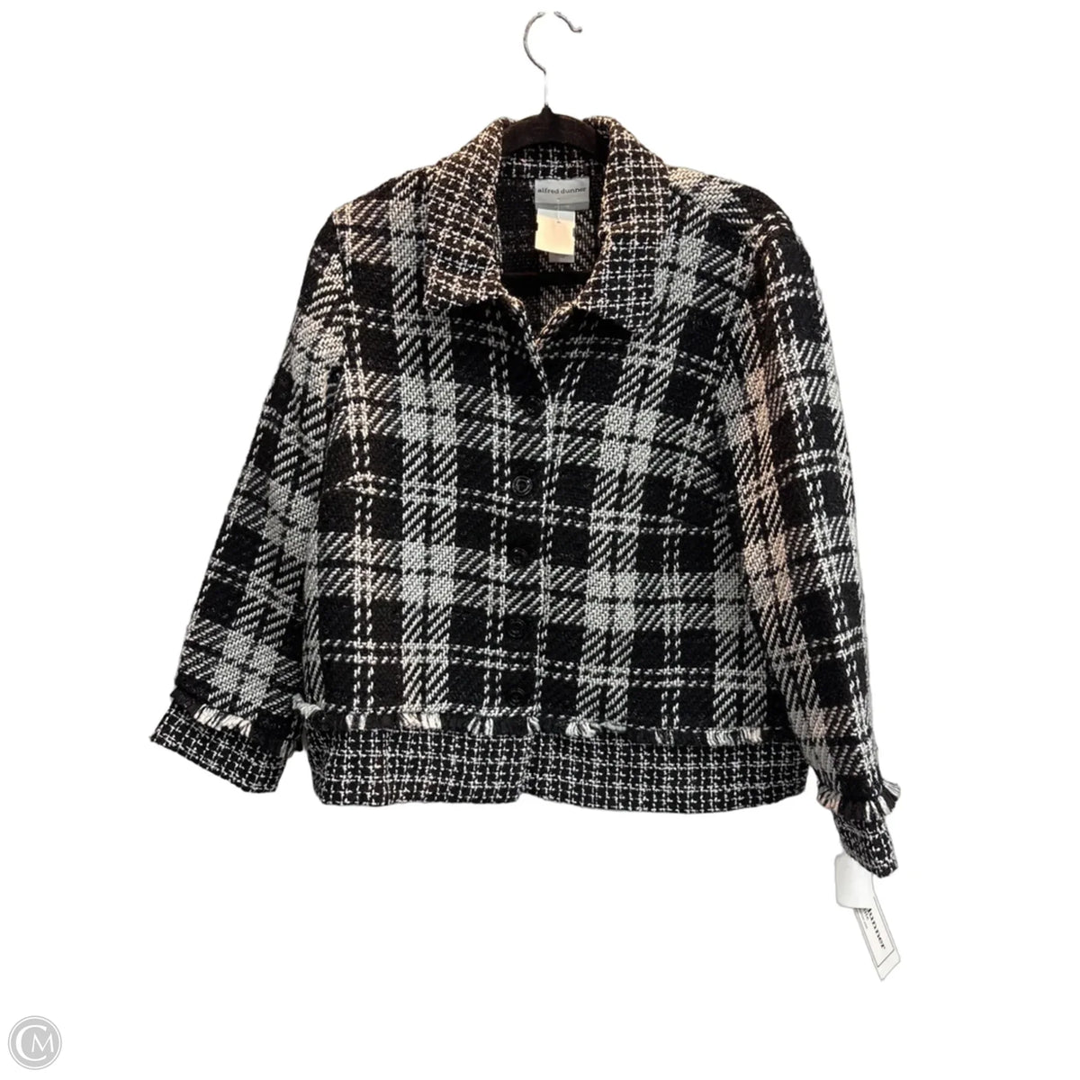 Jacket Other By Alfred Dunner In Checkered Pattern, Size: Lp
