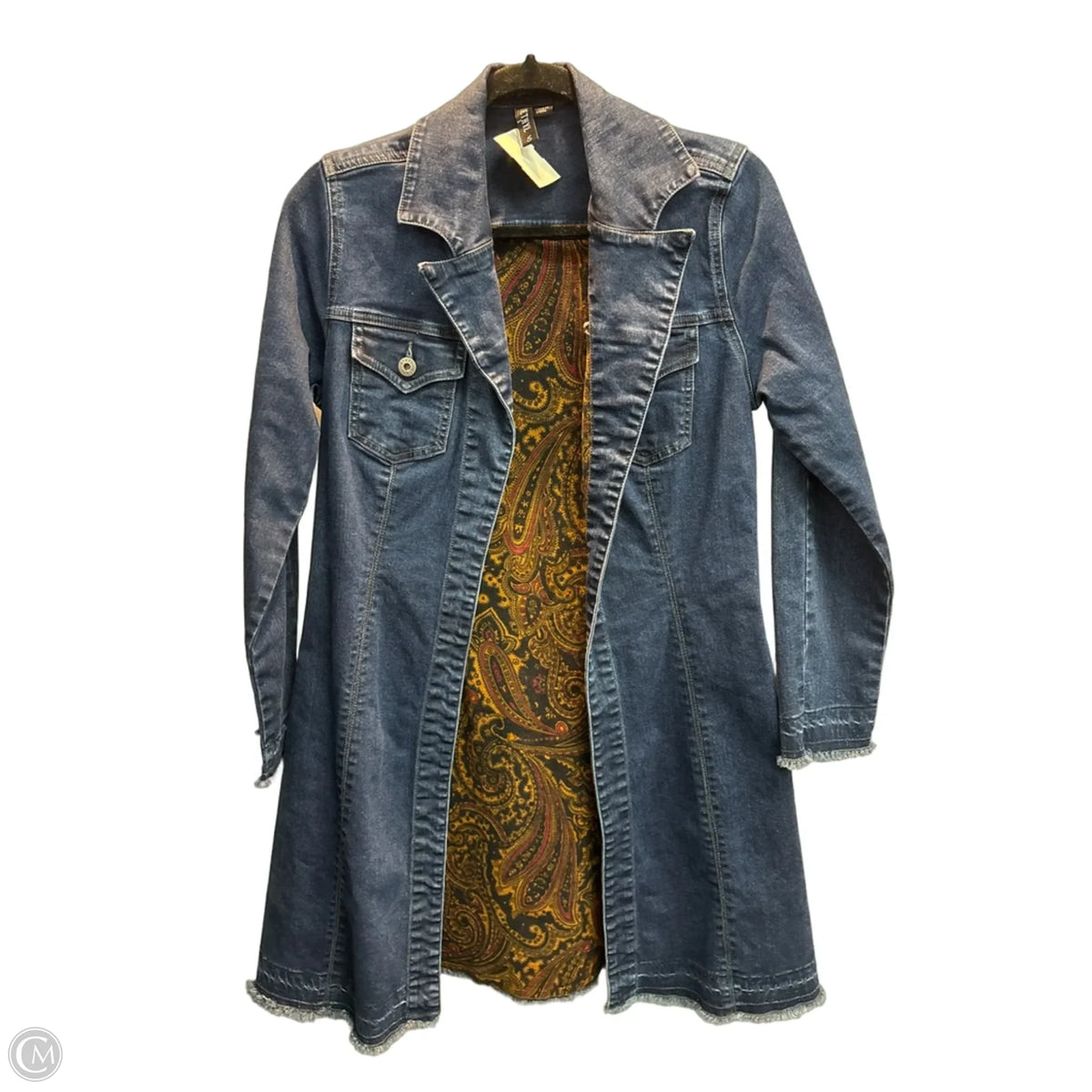 Jacket Denim By Ethyl In Blue, Size: S
