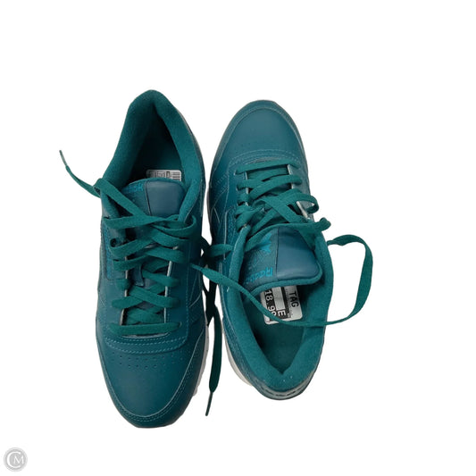 Shoes Athletic By Reebok In Teal, Size: 7.5