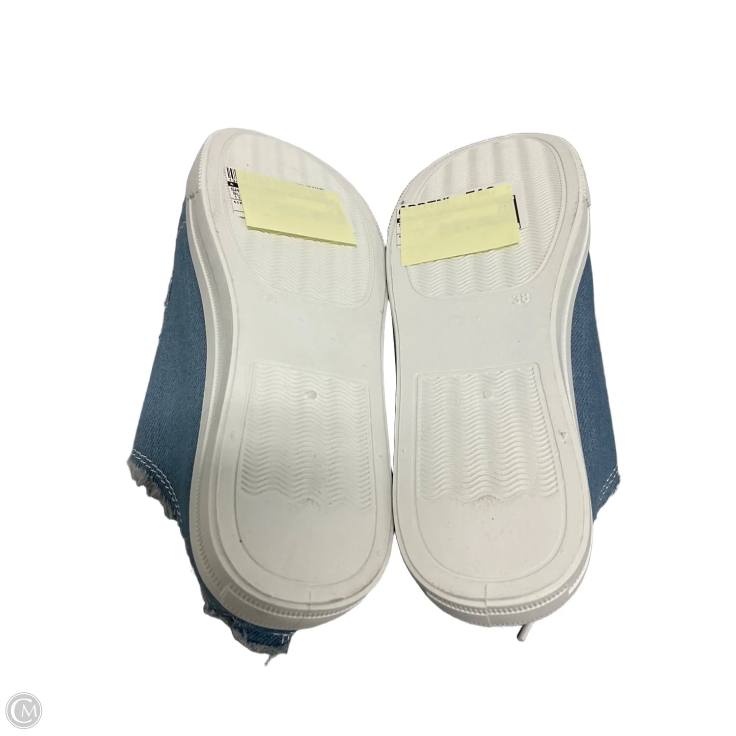 Shoes Sneakers By Cmc In Blue & White, Size: 7.5