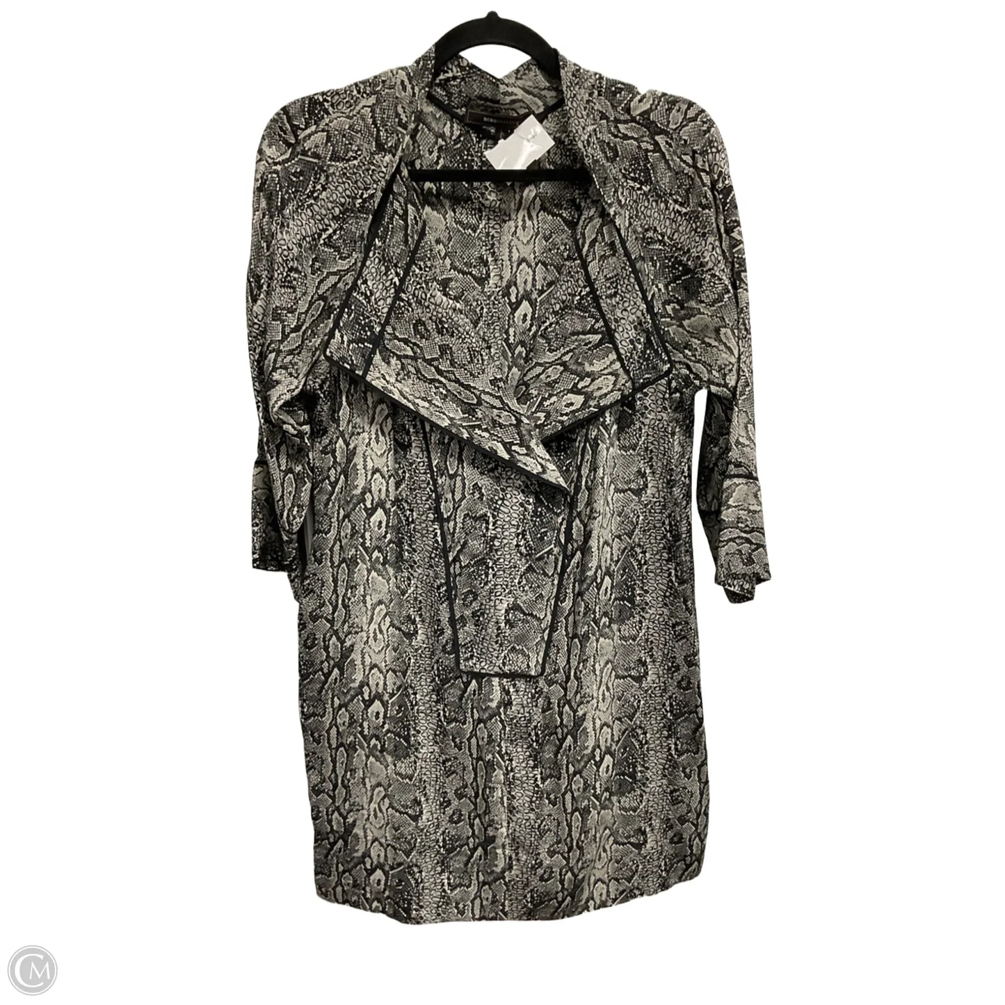 Dress Casual Midi By Bcbgmaxazria In Snakeskin Print, Size: S