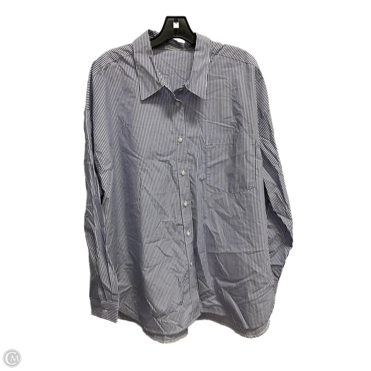 Top Long Sleeve By 89th And Madison In Striped Pattern, Size: Xl