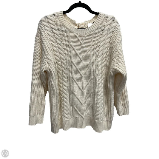 Sweater By Torrid In Cream, Size: L