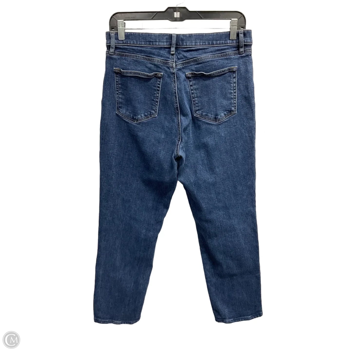 Jeans Straight By Loft In Blue Denim, Size: 10