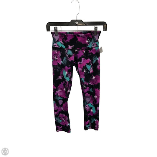 Athletic Leggings Capris By Lululemon In Blue & Purple, Size: 2