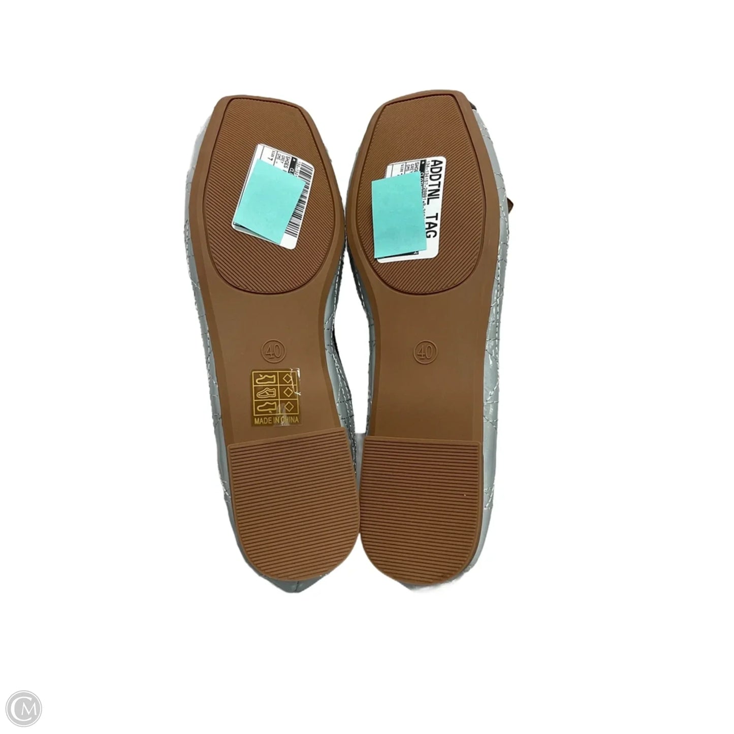 Shoes Flats By Clothes Mentor In Grey, Size: 7