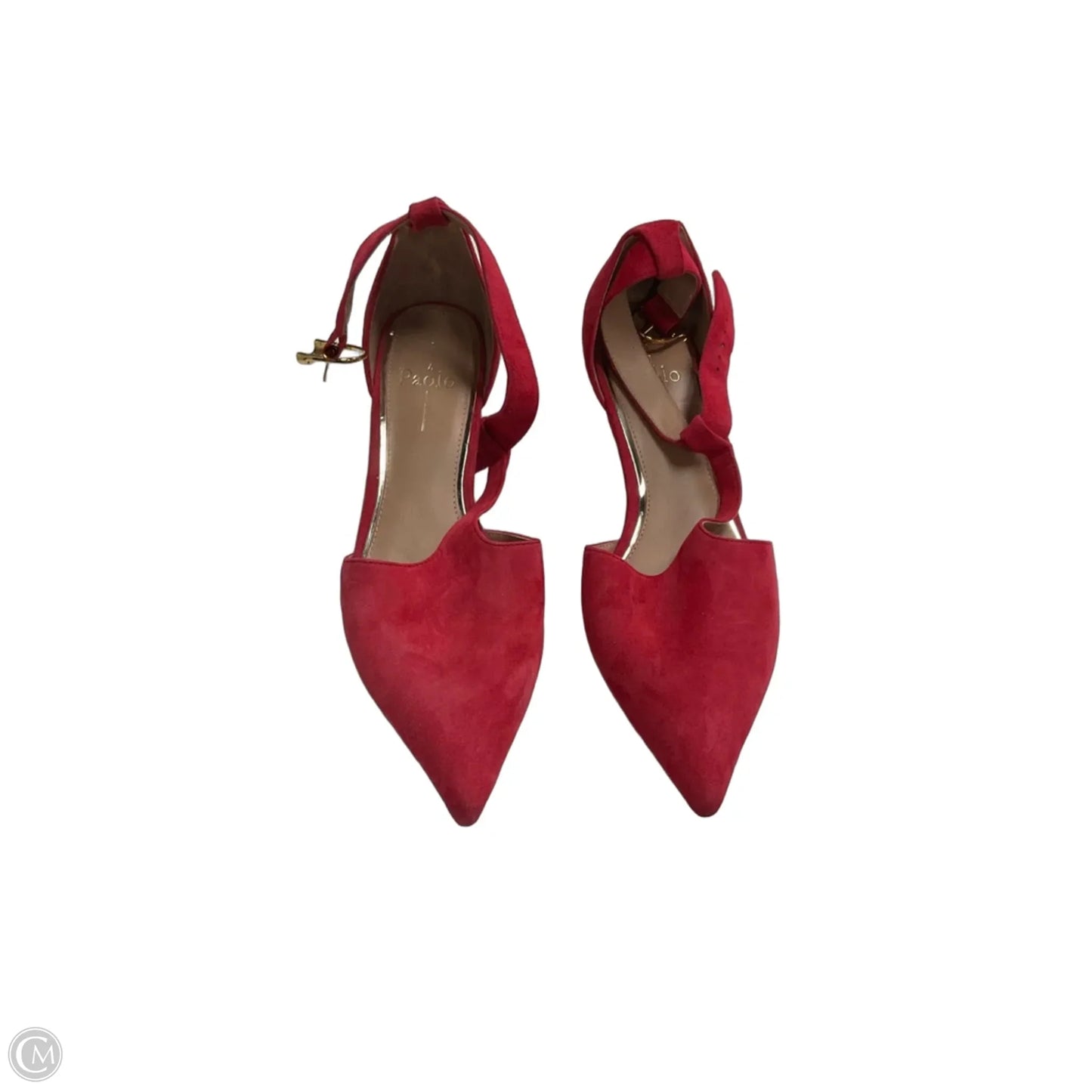 Shoes Heels Kitten By Linea Paolo In Red, Size: 7