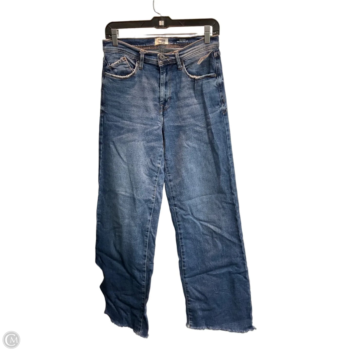 Jeans Wide Leg By Kensie In Blue Denim, Size: 4