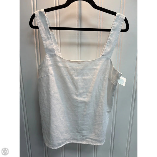 Top Sleeveless By J. Crew In White, Size: S