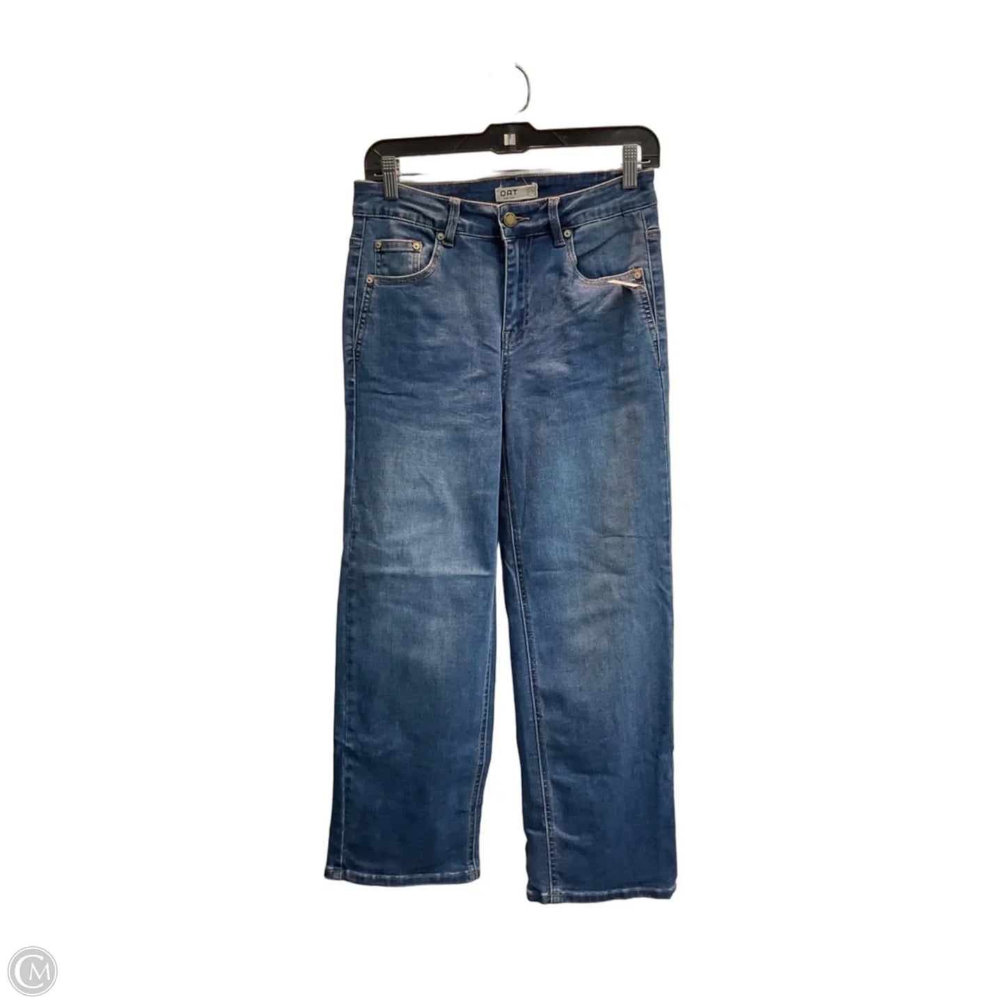 Jeans Wide Leg By Oat In Blue Denim, Size: 4