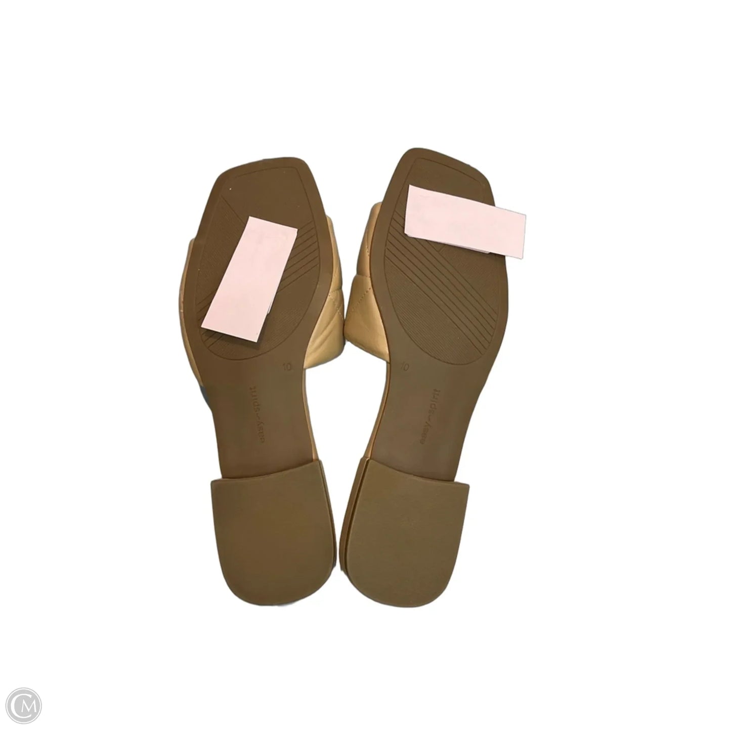 Sandals Flats By Easy Spirit In Tan, Size: 10