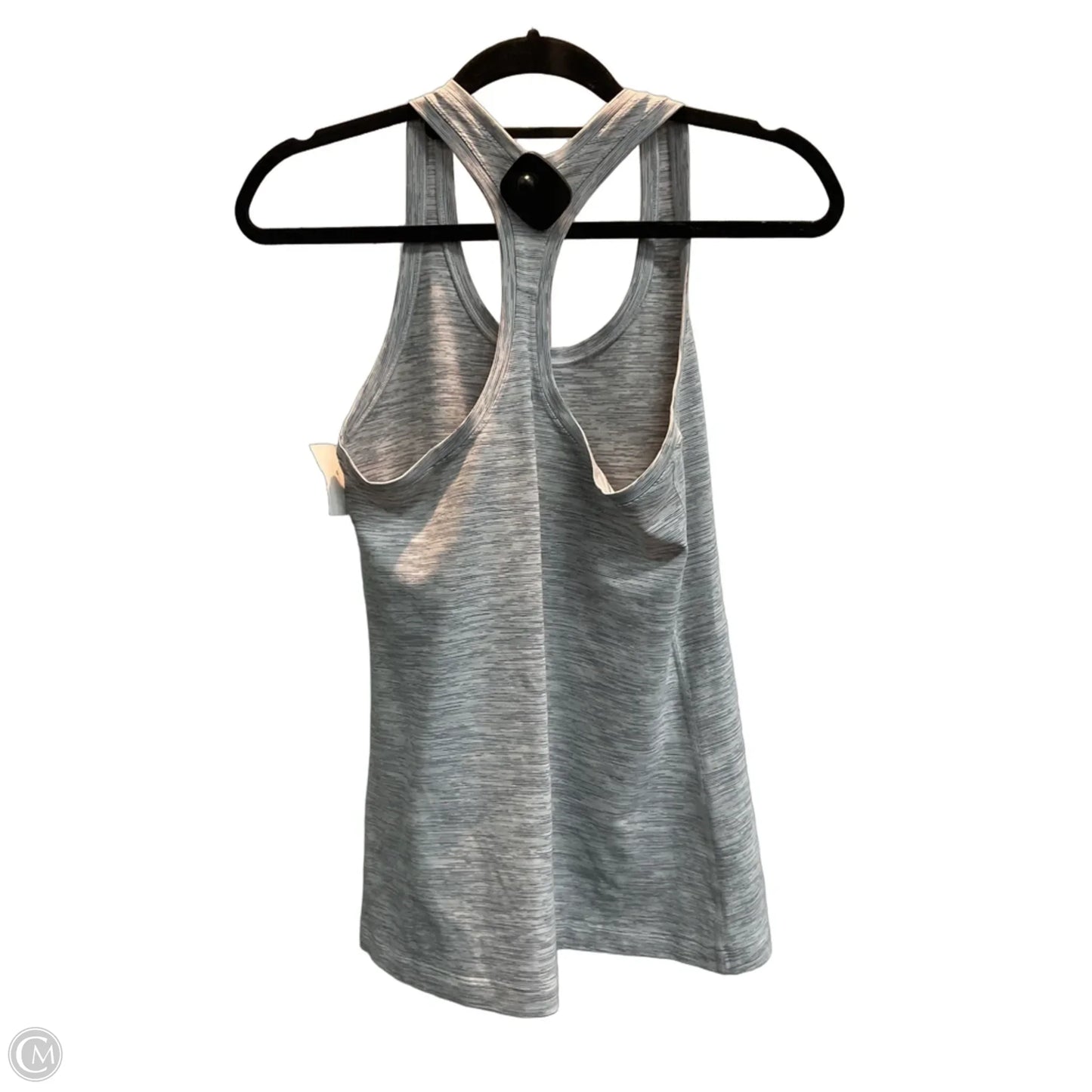 Athletic Tank Top By Lululemon In Grey & White, Size: M