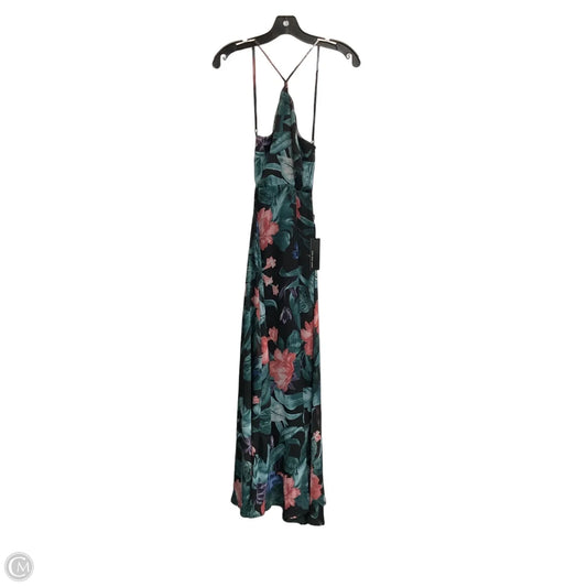 Dress Party Long By Lulus In Floral Print, Size: S