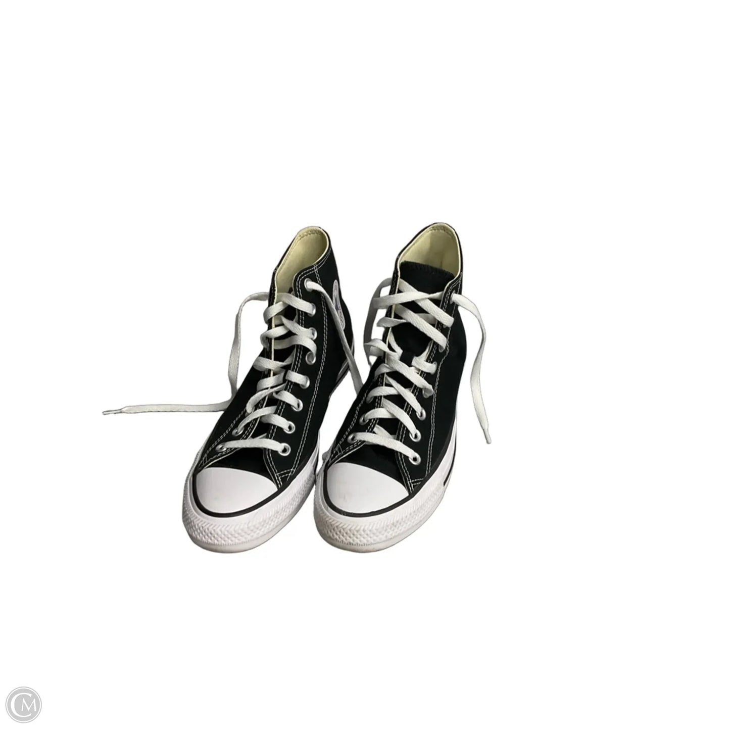 Shoes Sneakers By Converse In Black & White, Size: 9