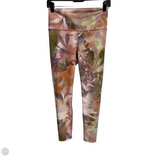 Athletic Leggings By Old Navy In Floral Print, Size: M