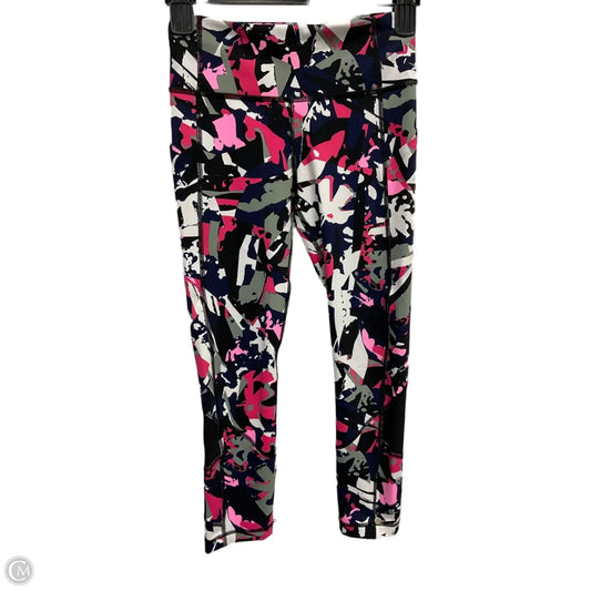 Athletic Leggings By Lululemon In Blue & Pink, Size: Xs