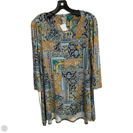 Top Long Sleeve By Chicos In Paisley Print, Size: S