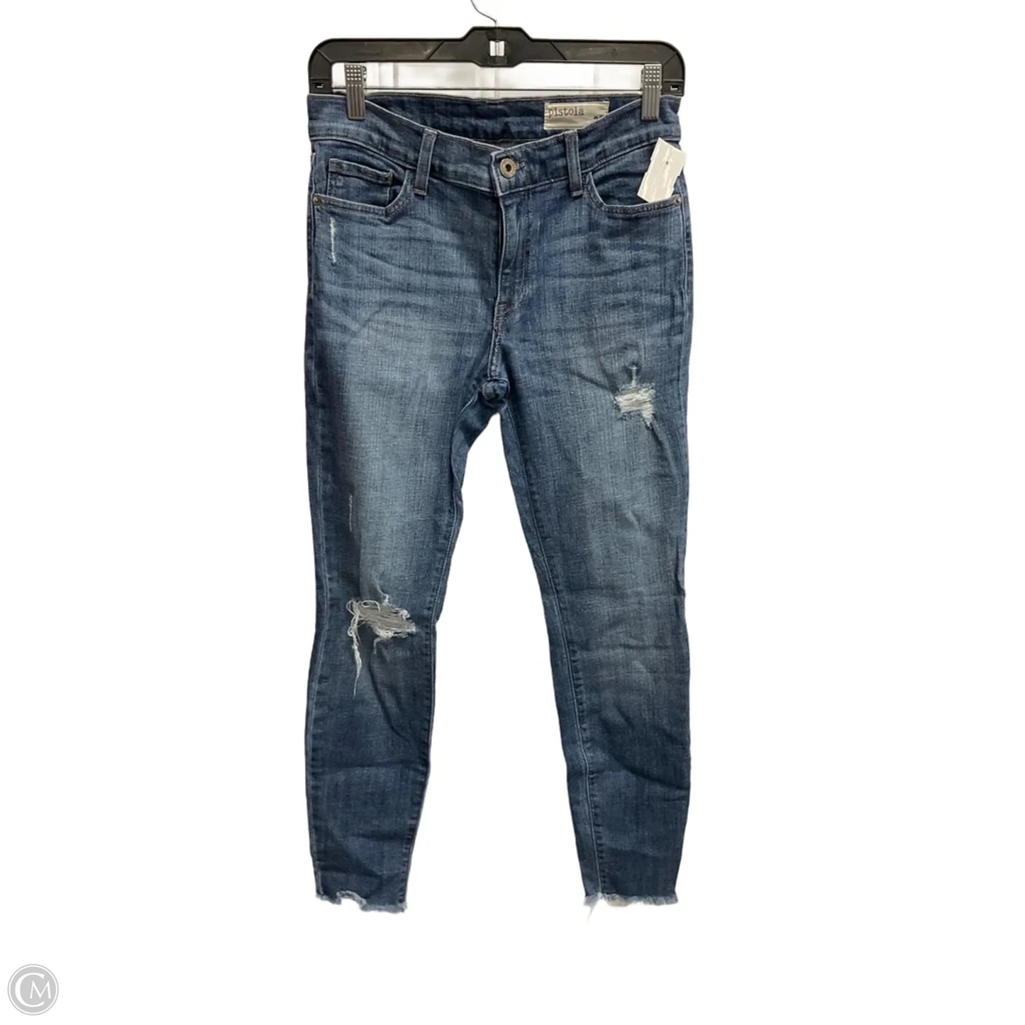 Jeans Skinny By Pistola In Blue Denim, Size: 6
