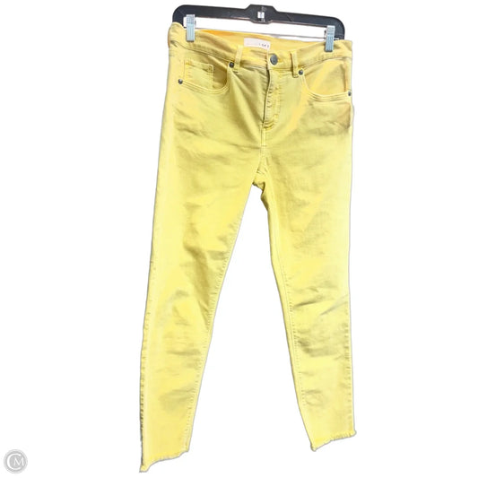 Jeans Skinny By Loft In Yellow, Size: 6