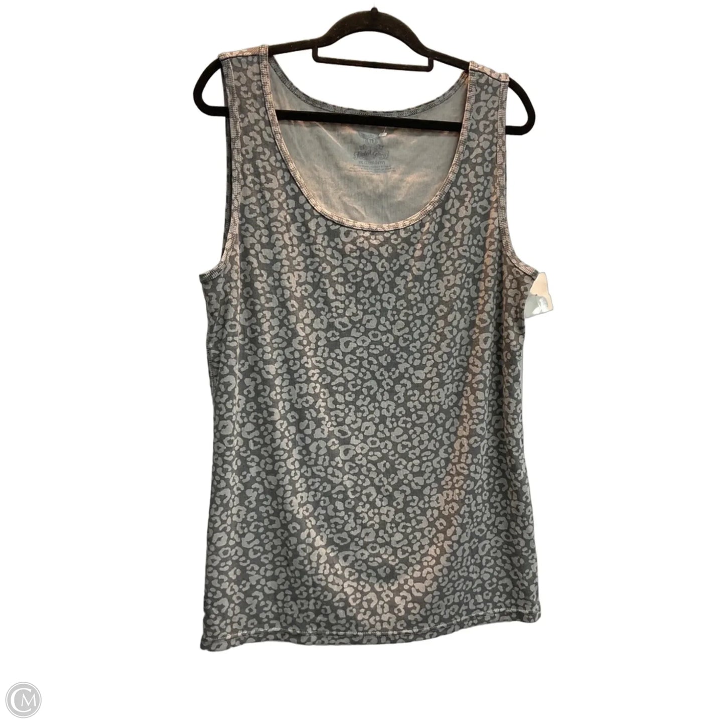 Tank Top By Faded Glory In Grey, Size: 3x