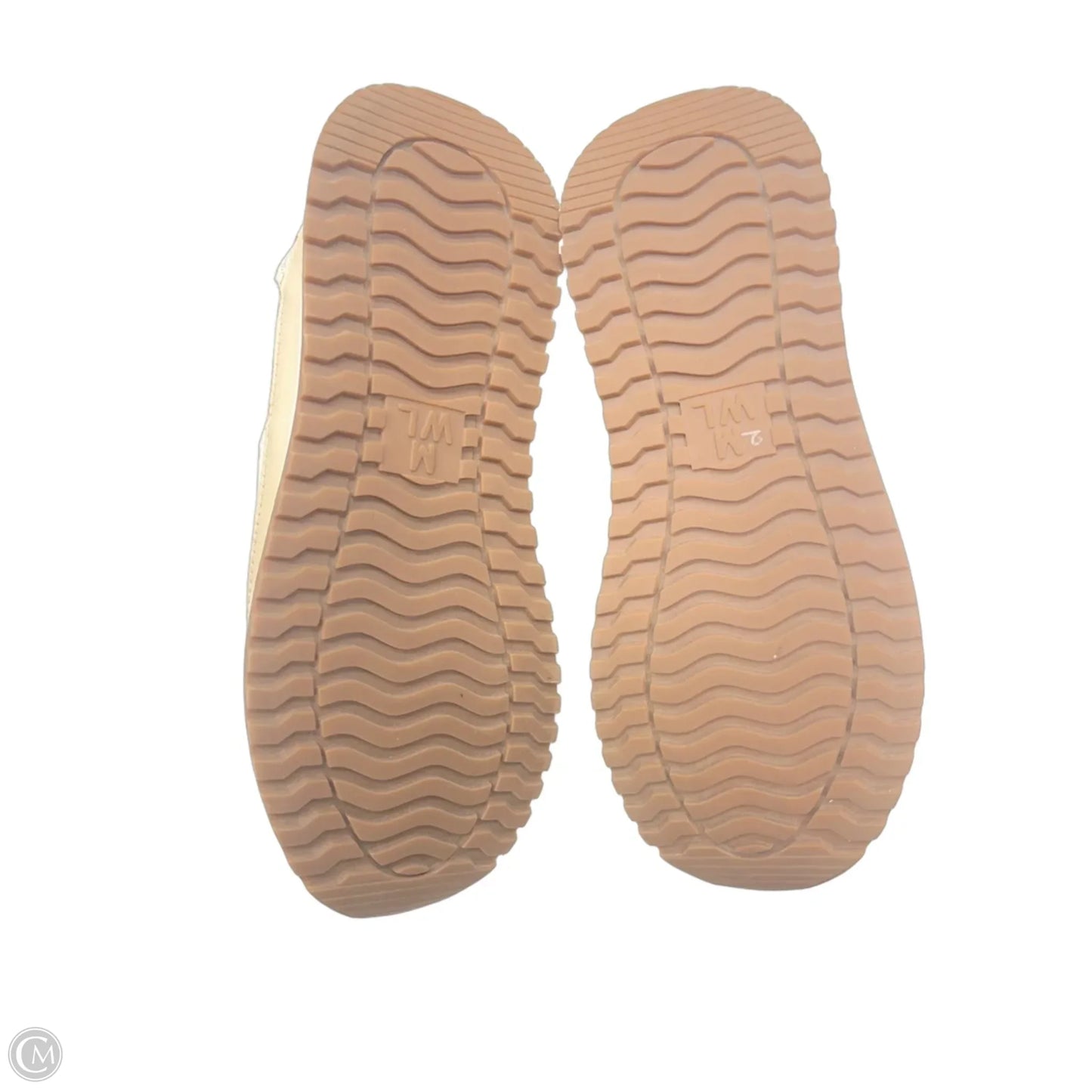 Shoes Sneakers By Madewell In Tan & White, Size: 8