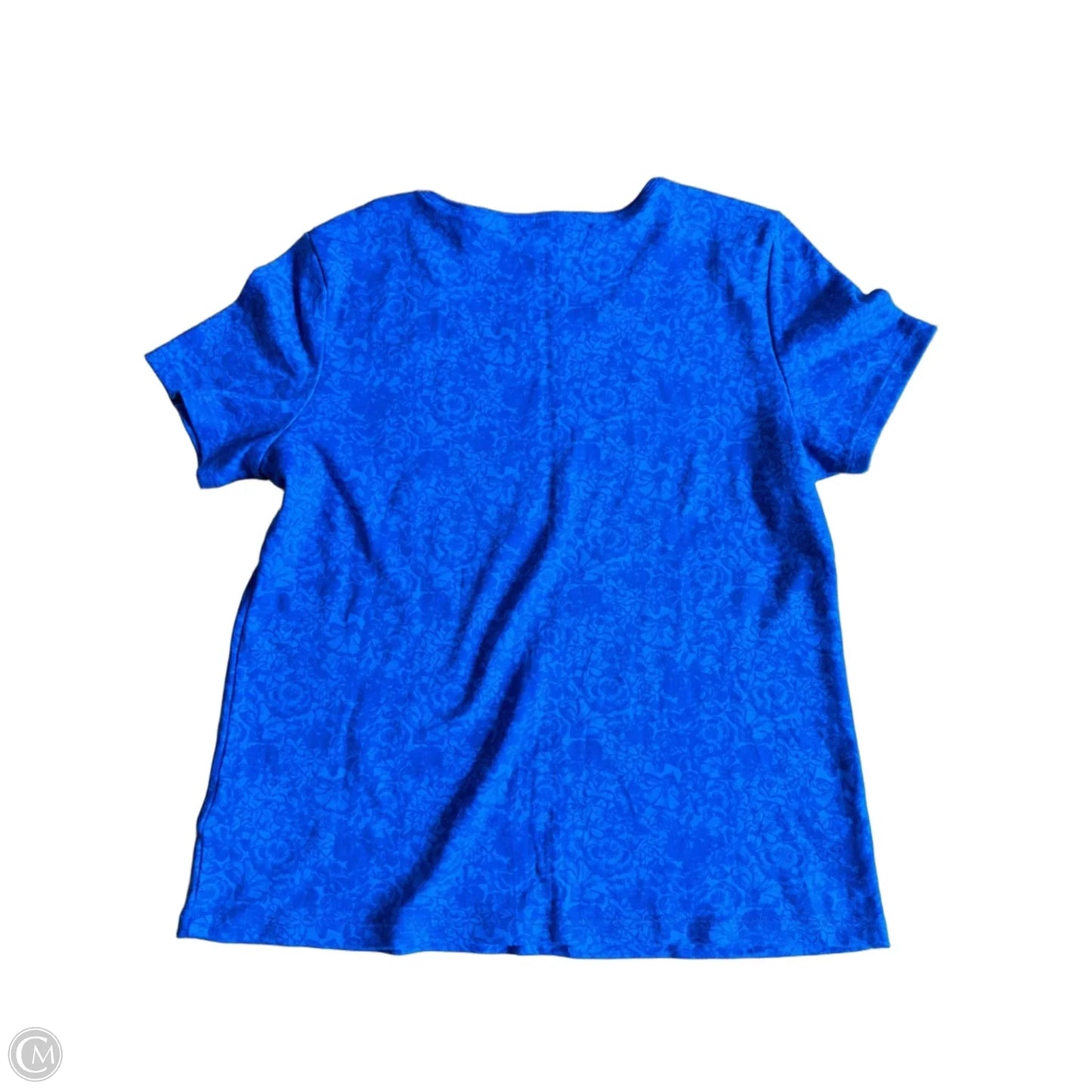 Top Short Sleeve By Style And Company In Blue, Size: Lp