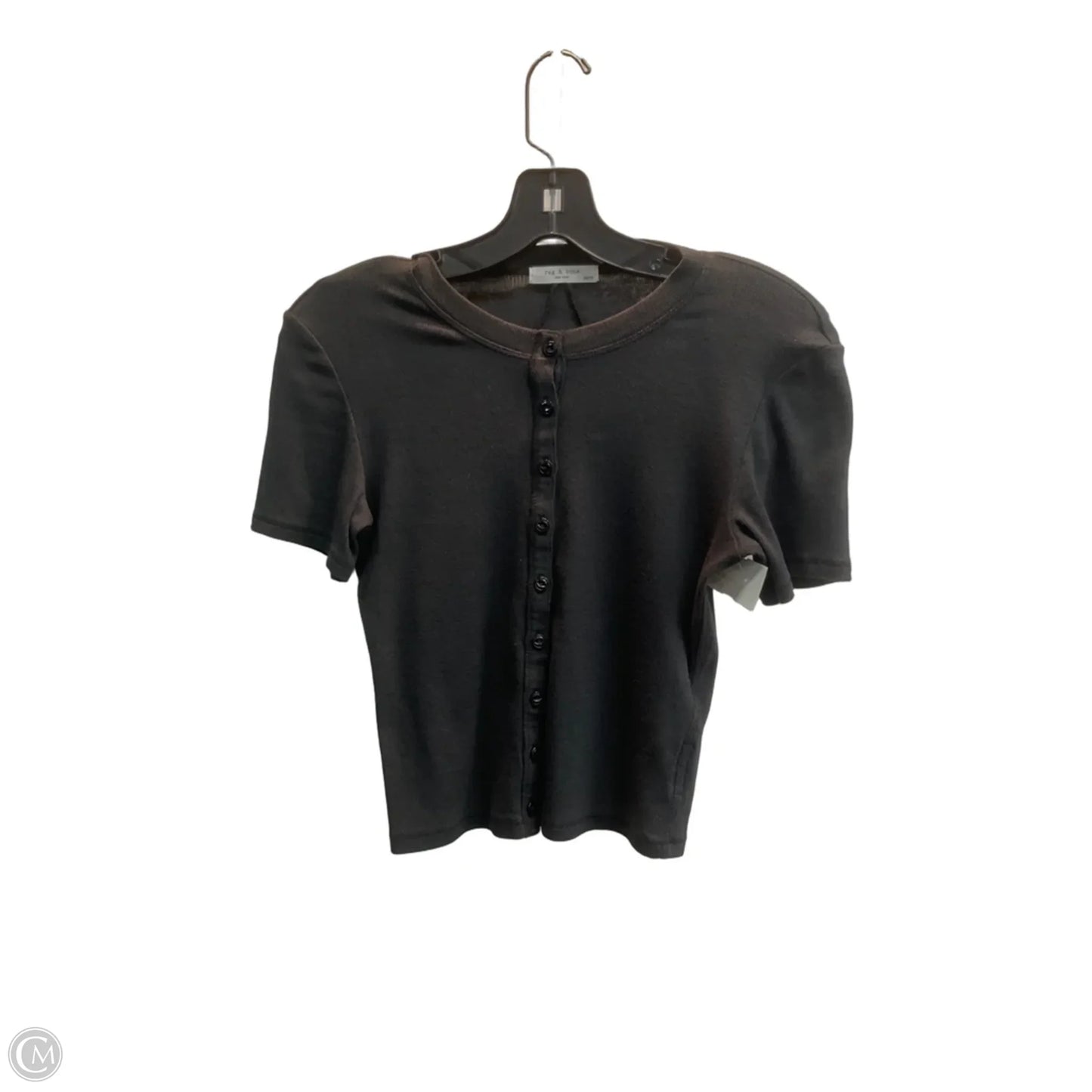 Top Short Sleeve By Rag And Bone In Grey, Size: Xs