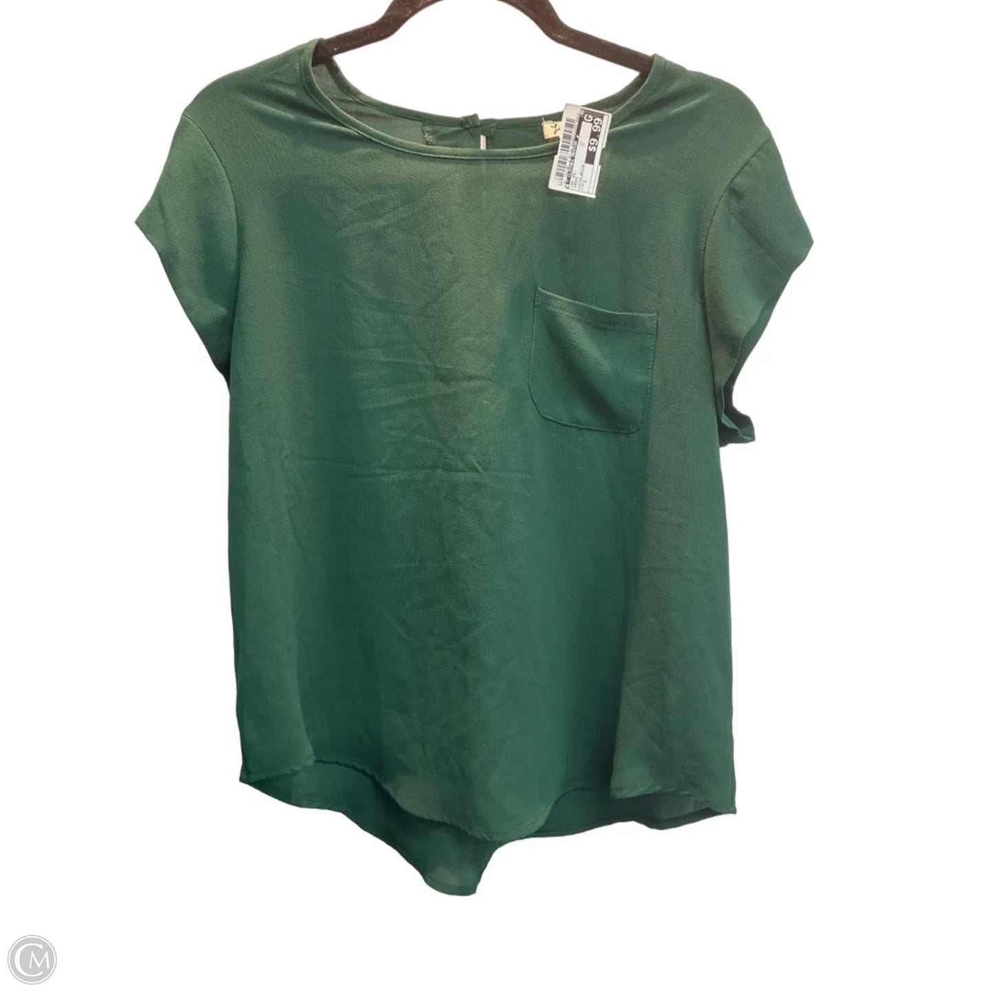 Top Short Sleeve By Clothes Mentor In Green, Size: L