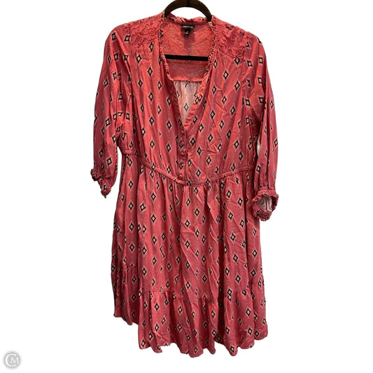Dress Casual Midi By Torrid In Mauve, Size: L