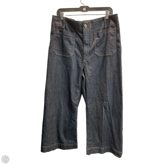 Jeans Wide Leg By Maeve In Blue Denim, Size: 18