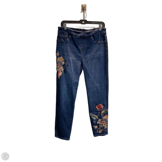 Jeans Jeggings By Chicos In Blue Denim, Size: M