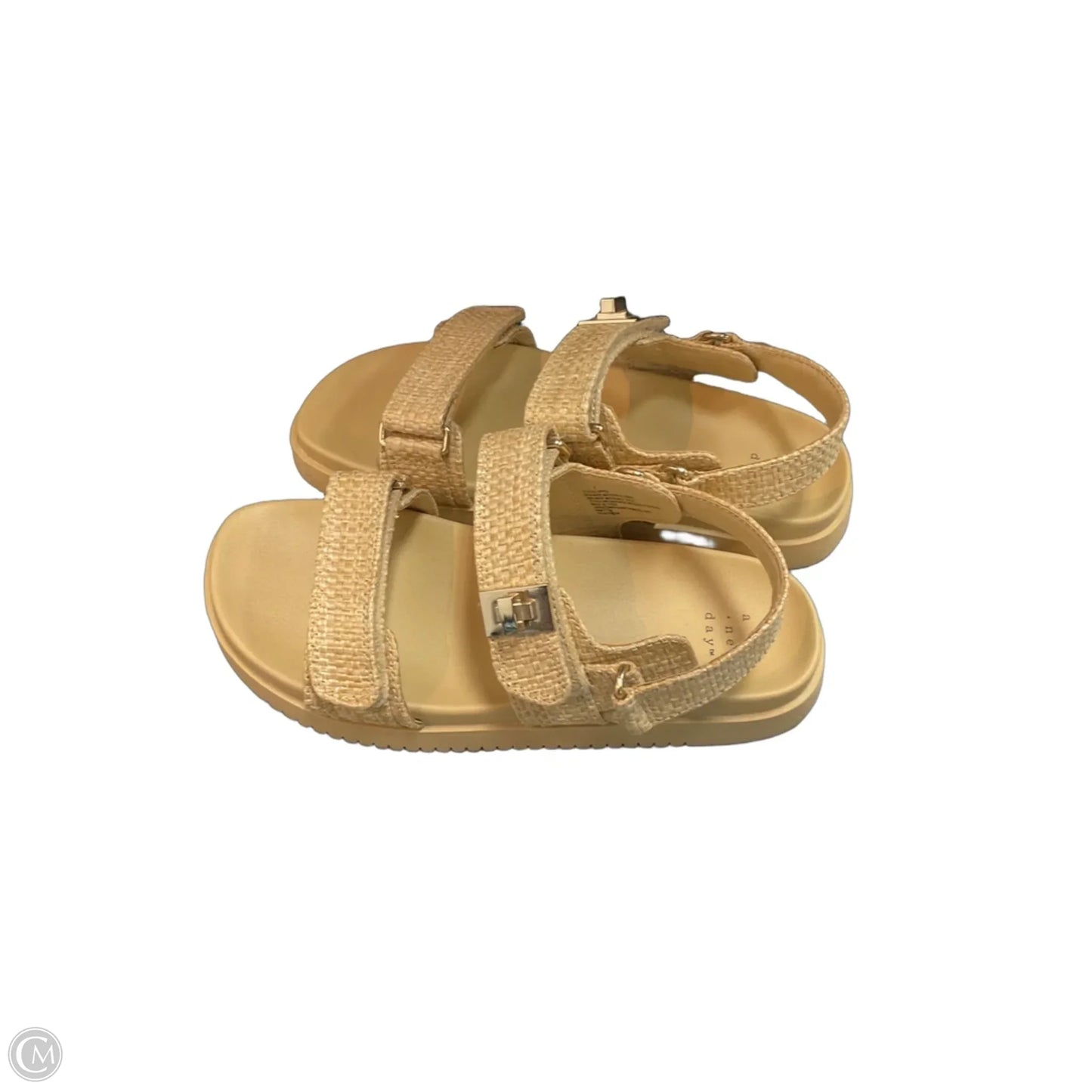 Sandals Flats By A New Day In Tan, Size: 7