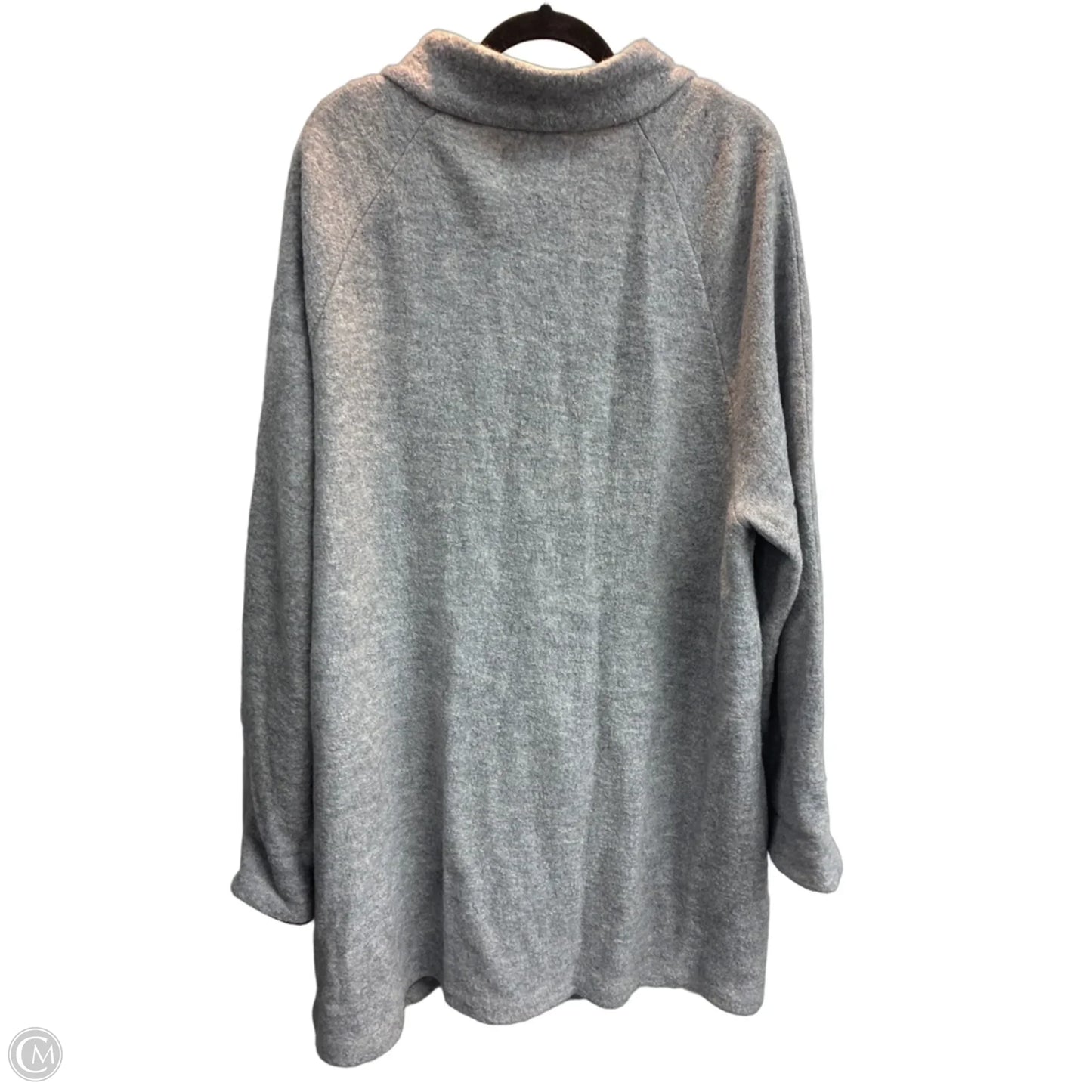 Jacket Moto By Tahari In Grey, Size: 2x