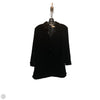 Blouse Long Sleeve By Coldwater Creek In Black, Size: Sp