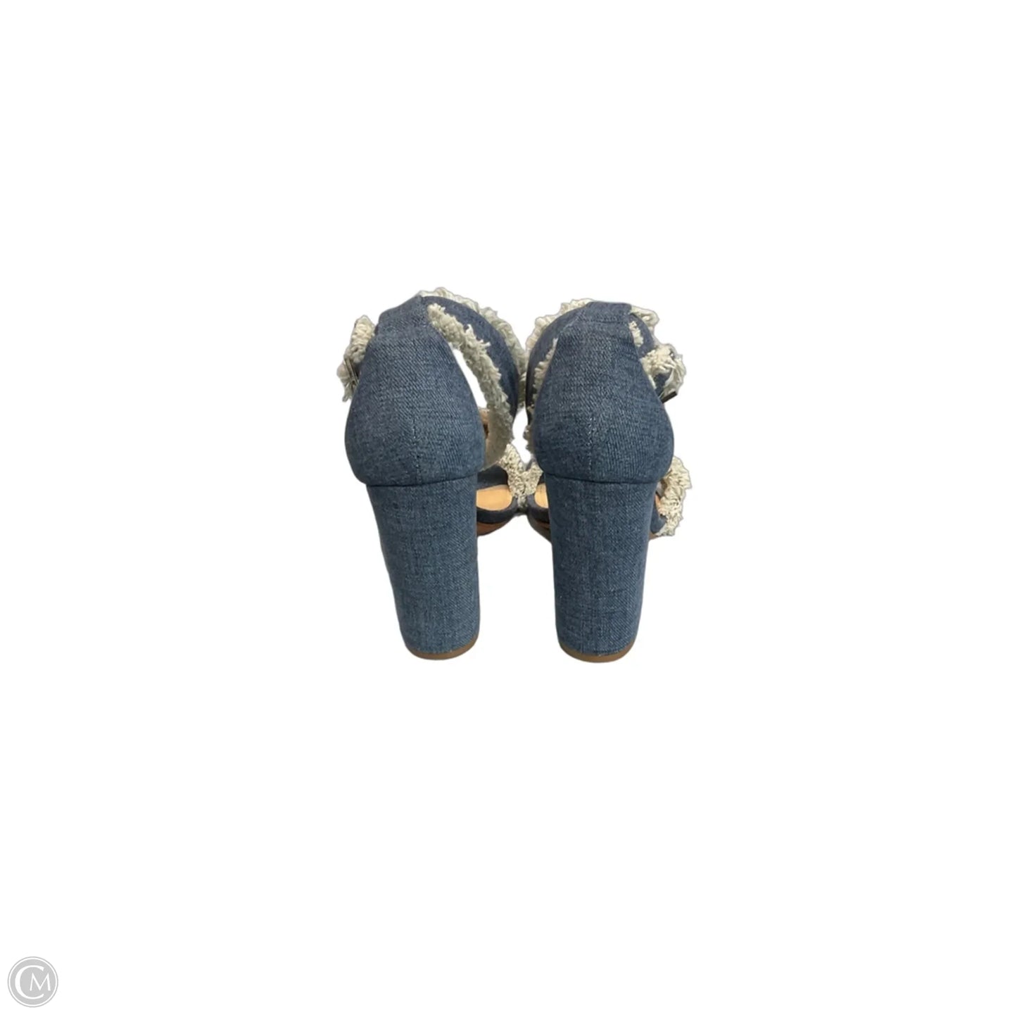 Sandals Heels Block By Schutz In Blue, Size: 8