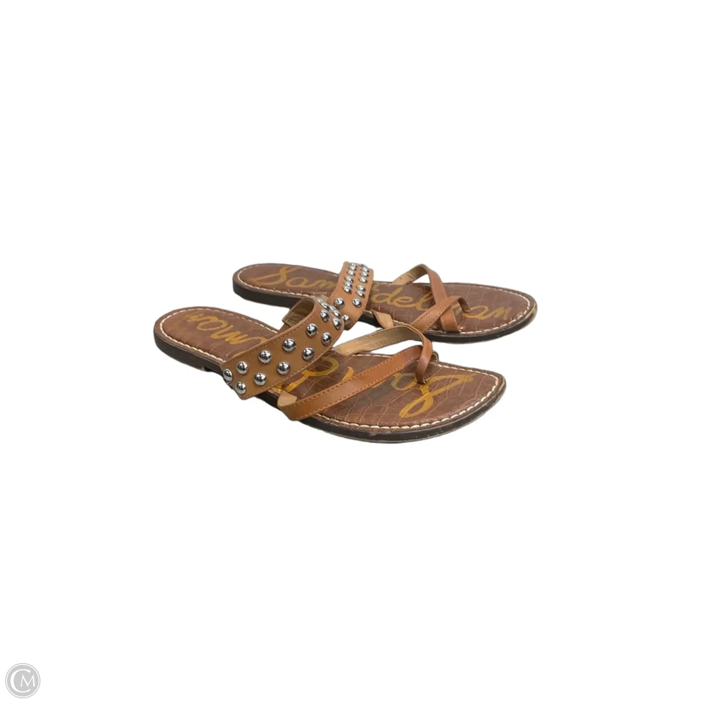 Sandals Flip Flops By Sam Edelman In Brown, Size: 8