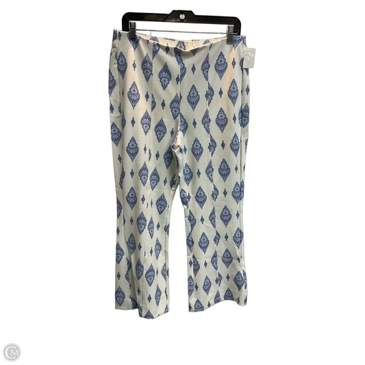 Pants Cropped By Chicos In Blue, Size: M