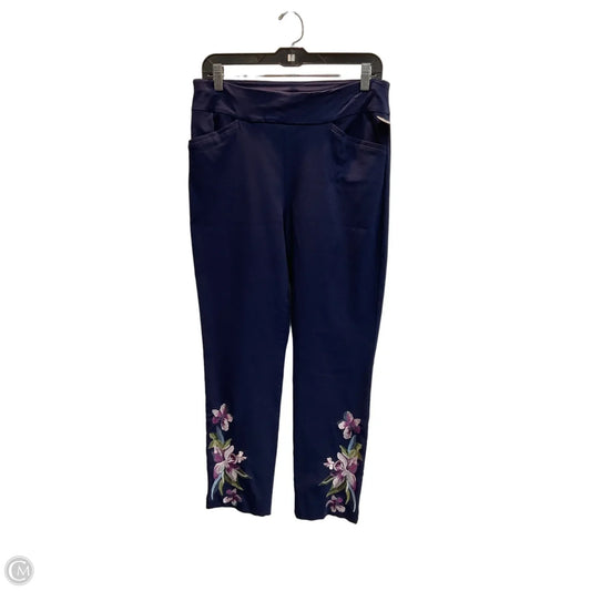 Pants Cropped By Chicos In Navy, Size: M