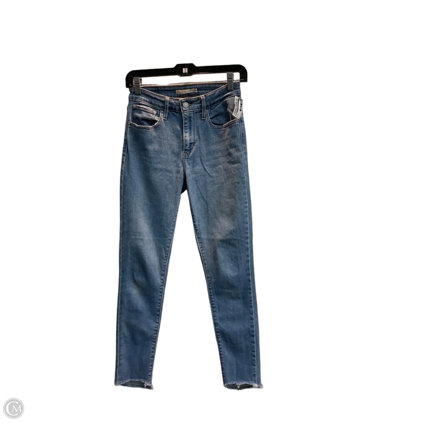 Jeans Skinny By Levis In Blue, Size: 4