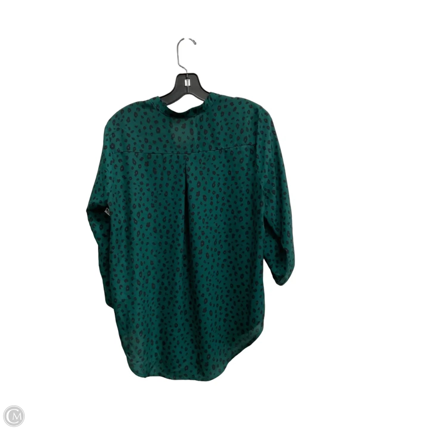 Blouse 3/4 Sleeve By Lush In Animal Print, Size: L